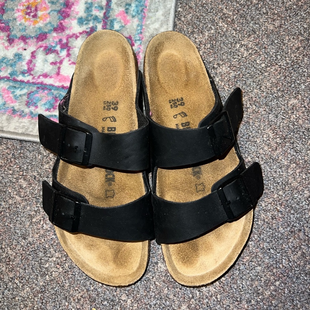 Black Birkenstocks - size 39